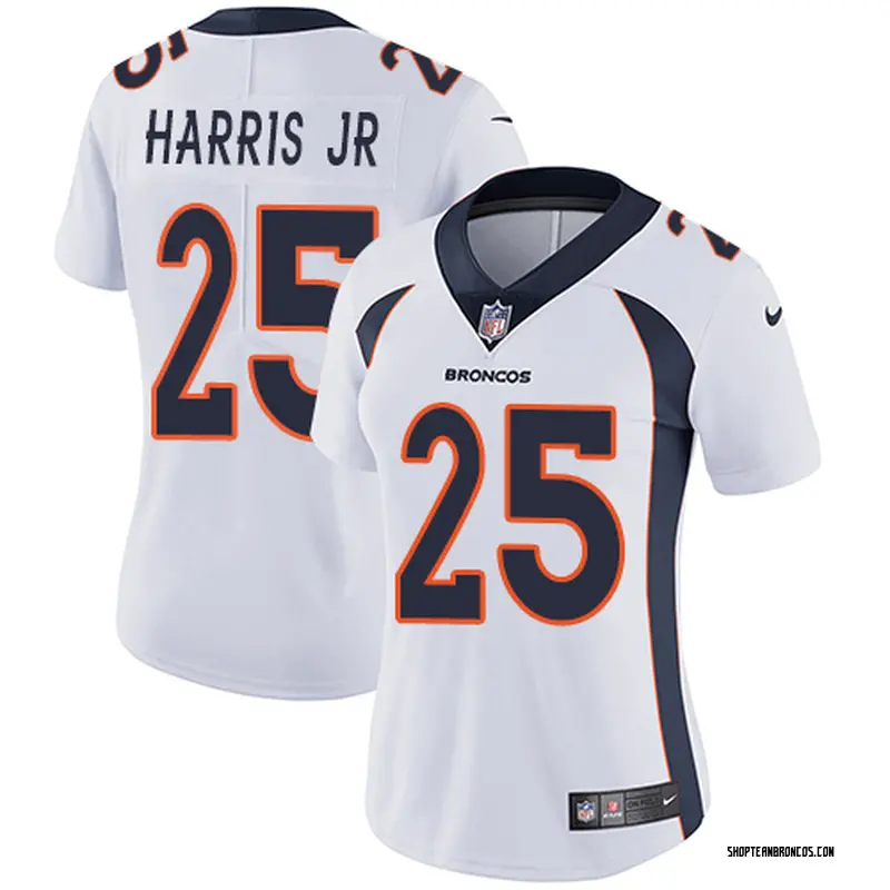 Nike Chris Harris Jr Denver Broncos Limited White Jersey - Women's