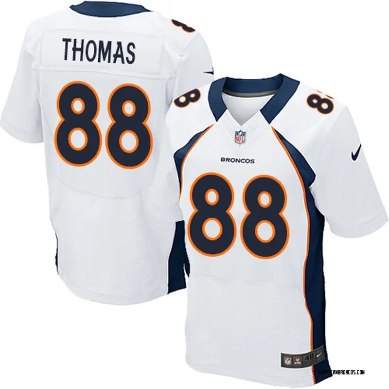 Nike Demaryius Thomas Denver Broncos Elite White Jersey - Men's