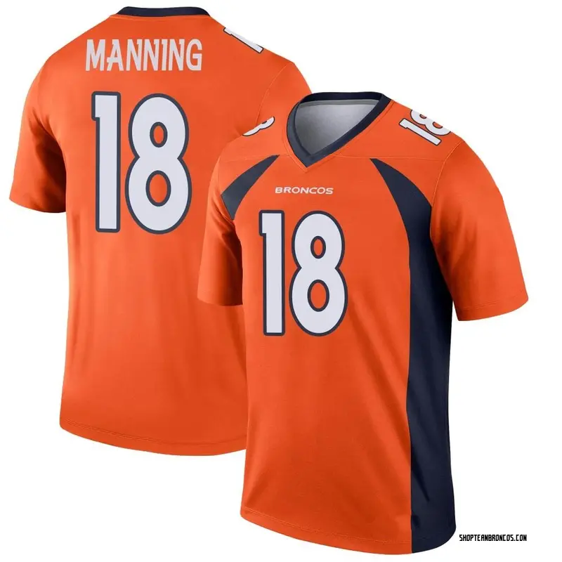 Nike Peyton Manning Denver Broncos Legend Orange Jersey - Men's